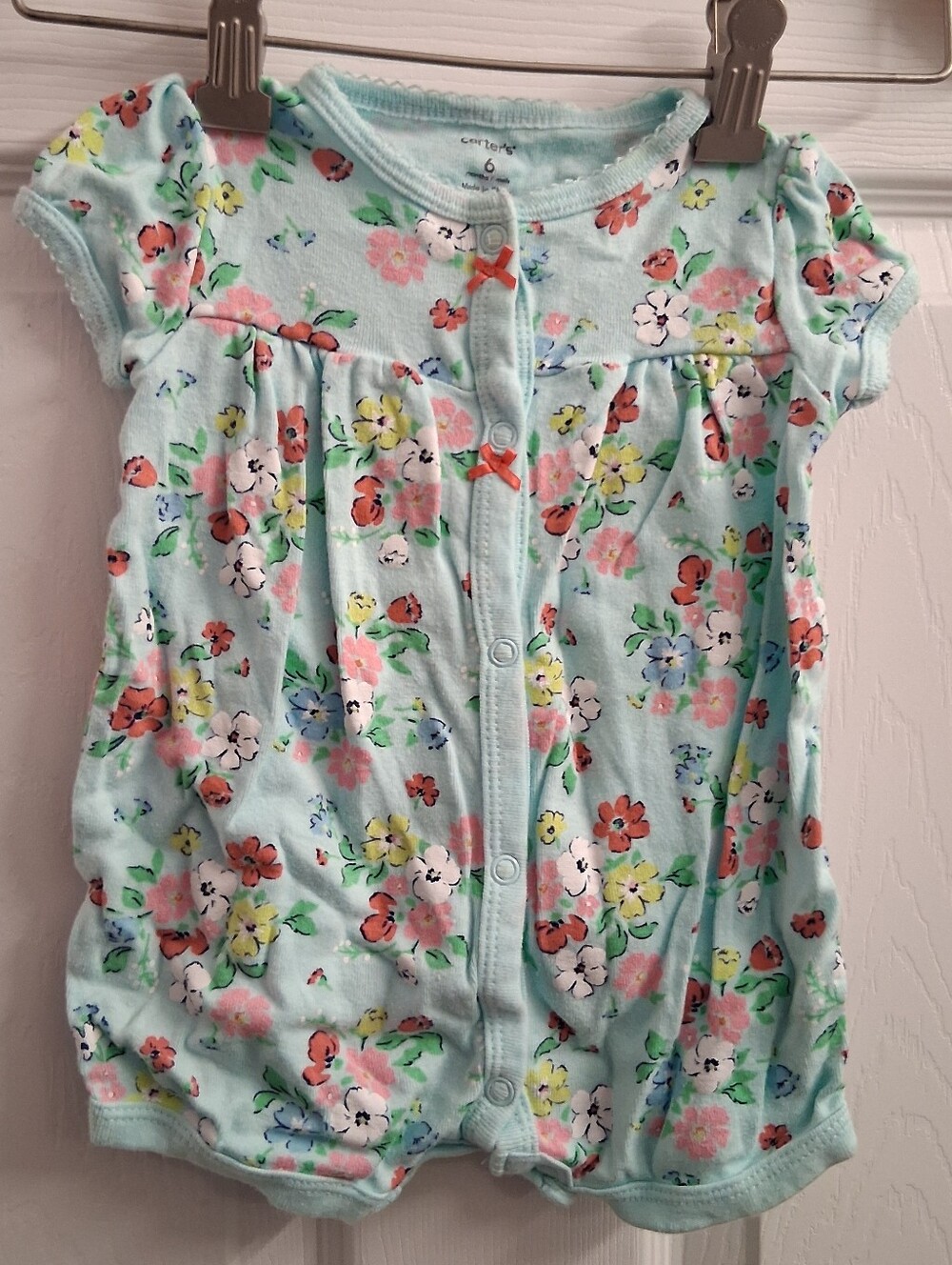 Carters 6 Months Floral Romper